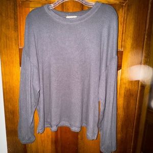 Grey Madewell Long Sleeve Top